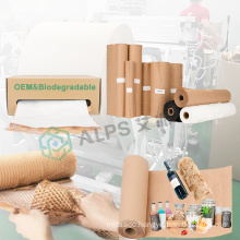 Manufacturer Wholesale Protective Cushion Wrap Ecofriendly Recyclable Manual Packaging Kraft Buffered Honeycomb Paper